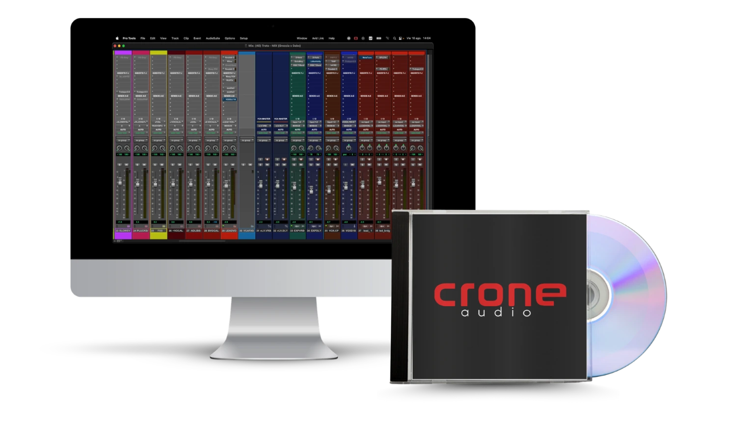 Servicios de Mezcla y Mastering Estandar de Crone Audio.